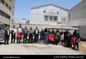 بازدید دانشجویان دانشکده علوم زیستی دانشگاه تربیت مدرس از پژوهشگاه