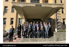 بازدید هیات رئیسه پژوهشگاه از پژوهشکده بیوتکنولوژی صنایع غذایی
