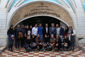 بازدید دانشجویان دانشگاه صنعتی اصفهان از پژوهشگاه بیوتکنولوژی کشاورزی