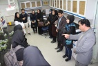  بازدید دانشجویان دانشگاه تهران از پژوهشکده..(95/12/22)