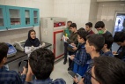 بازدید دانش آموزان مرکز استعدادهای درخشان شهید باهنر
